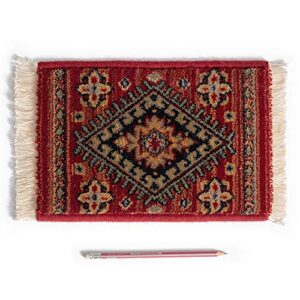 moldabela – authentic antique wool rug sample. recommended by experts (0.2x0.3m - 0'7"x1' ft)