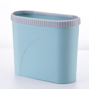 VOSAREA Slim Garbage can Waste Basket Can for Waste bin Trash Basket Slim can Narrow Spaces Plastic Plastic Garbage Plastic Garbage can