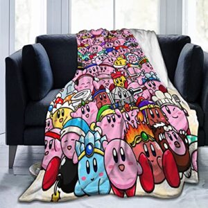 cute blankets four seasons thick throw blanket for men women kids,suitable for home, office work,pet keep warm 50"x40"