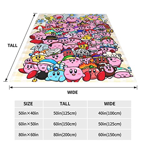 Cute Blankets Four Seasons Thick Throw Blanket For Men Women Kids,Suitable For Home, Office Work,Pet Keep Warm 50"X40"