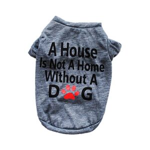 dog gifts clothes shirt lover vest small cat t dog cotton summer shirt  pet pet clothes dog sweater medium size dog with hood
