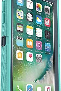 OtterBox Defender Series Case for iPhone SE (3rd and 2nd Gen) & iPhone 8/7 (Only - Not Plus) - Case Only - Non-Retail Packaging - Mint Dot (Tempest Blue/Aqua Mint/Mint Dot Graphic)