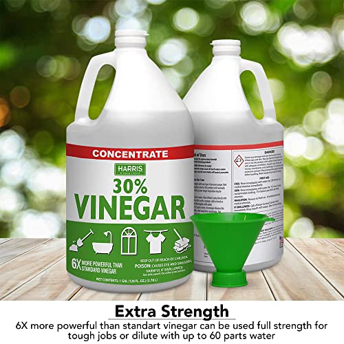 Harris 30% Vinegar, Extra Strength with Easy Fill Funnel Included (Gallon (1-Pack))