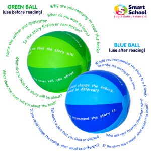 Smart School Educational Products Classroom Beach Ball Game, Conversation Starter or Reading Comprehension (Reading Comprehension)