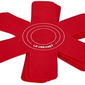 Le Creuset Set of 3 Felt Cookware Protectors - Cerise