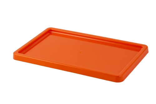 GRUPO MIRANDINHA Rectangular Tray Candy Tray Cupcake Tray Bathroom Tray Candy Stand Cupcake Stand (Orange)