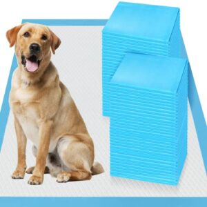 boscute thicken 6 layers heavy absorbent xxl 30"x36" pet training dog pee pads, extra large polymer leak-proof quick dry puppy pee pads, disposable pee pads for dogs cats rabbit