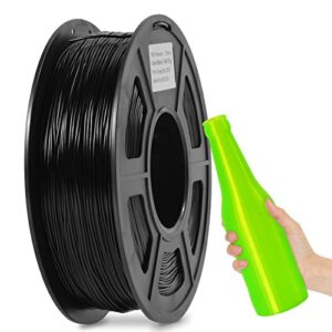 longer tpu filament 1.75mm, flexible 3d printer consumables(black), 95a 1kg spool (2.2 lbs.), dimensional accuracy +/- 0.03 mm