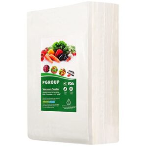 vacuum sealer bags with bpa free(200 counts-11" x 16")200 gallon heavy duty vacuum seal food sealer bags precut bag