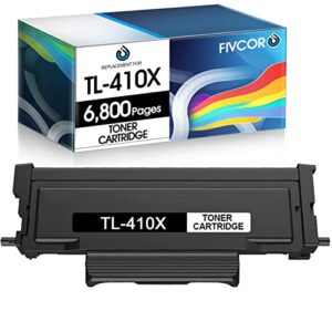 fivcor tl-410x black compatible toner cartridge replacement for pantum tl-410h tl-410 tl 410 high yield for p3012dw p3302dn p3302dw m6802fdw m7202fdw m7102dw p3010dw p3012dw (6800 page yield)
