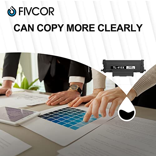 FIVCOR TL-410X Black Compatible Toner Cartridge Replacement for Pantum TL-410H TL-410 TL 410 High Yield for P3012DW P3302DN P3302DW M6802FDW M7202FDW M7102DW P3010DW P3012DW (6800 Page Yield)