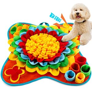meilzer snuffle mat for dogs pet treats feeding mat for small/medium breed dogs non-slip/portable/durable interactive dog puzzle toys encourages natural foraging skills