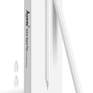 iPad Pencil Same as Apple Pencil 2nd Generation with Magnetic Wireless Charging, 13-Hour iPencil Stylus Compatible with iPad Pro 11in1/2/3/4, iPad Pro12.9in3/4/5/6, iPad Air4/5, iPad Mini 6 (White)