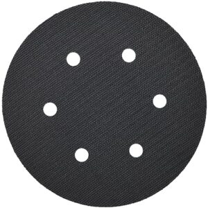6 inch 6 holes premium hook and loop pad saver for porter cable 7336 & 97366 random orbital sanders notably extends the backing pad´s lifetime,multi hole pad protector