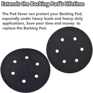 6 inch 6 Holes Premium Hook and Loop Pad Saver for Porter Cable 7336 & 97366 Random Orbital Sanders notably extends The Backing pad´s Lifetime,Multi Hole Pad Protector