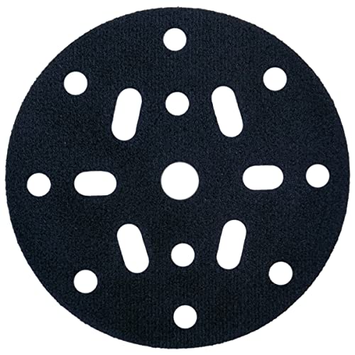 6 inch 17 Holes Premium Hook and Loop Pad Saver, Abranet Grip Faced Pad Protector for Festool Sanders, notably extends The Backing pad´s Lifetime