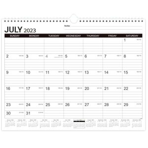 2023-2024 wall calendar - desk/wall calendar 2023-2024, jul.2023 - dec.2024, 11-1/2"x14.68", ruled blocks, spiral bound, monthly calendar