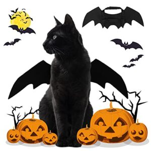 luzgat dog halloween costumes bat wings for small large dogs cats cosplay funny boy accessories party clothes 17"x8"