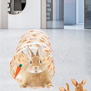 AFYHH Rabbit Guinea-Pig Tunnel Bunny-Toys - Hideout for Small Animals Tube Hideaway Activity Tunnels Accessoies for Dwarf Rabbits Guinea Pigs Kitty