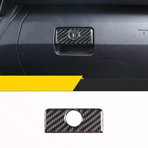 fit for toyota tacoma 2016 2017 2018 2019 2020 2021 real carbon fiber car sundries storage box switch panel cover decorative sticker protection car interior accessories 1 pcs