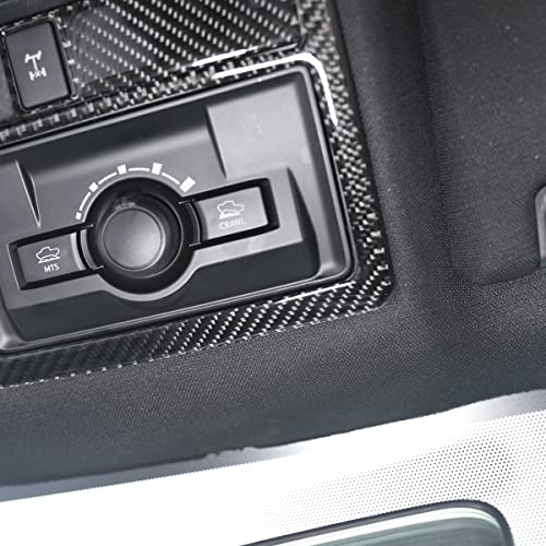 for Toyota Tacoma 2016 2017 2018 2019 2020 2021 Real Carbon Fiber Car Reading Light Panel Cover Decorative Sticker Protection Car Interior Accessories 2 PCS