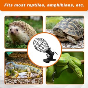 2 Pcs Heat Lamp Stand Flexible Clamp Lamp Fixture Adjustable Heating Reptile Lamp Stand 360 Degree Reptile Light Lamp Holder with Clip for Aquarium, Aquatic, Chicken, Bulb Not Included