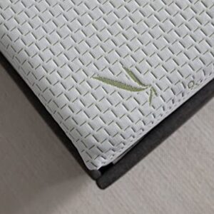 Tulo 6" Firm Comfort Memory Foam Bamboo Pressure Relief Mattress in a Box | Queen Size