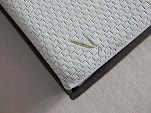 Tulo 6" Firm Comfort Memory Foam Bamboo Pressure Relief Mattress in a Box | Queen Size