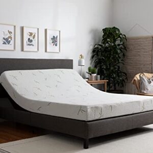 Tulo 6" Firm Comfort Memory Foam Bamboo Pressure Relief Mattress in a Box | Queen Size