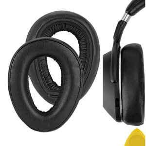 geekria pro extra thick replacement ear pads for sennheiser pxc 550 pxc 550-ii wireless mb 660 series headphones ear cushions, headset earpad, ear cups repair parts (black/extra thick)