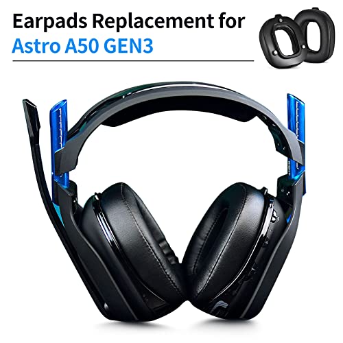 XBERSTAR Earpads Replacement for Astro A50 GEN3 Headset - A50 Accessories/Ear Cushion/Ear Cups (Protein Leather earpad)