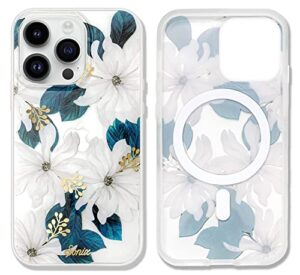 sonix | compatible with magsafe iphone 14 pro case floral | 10ft drop tested | delilah flower