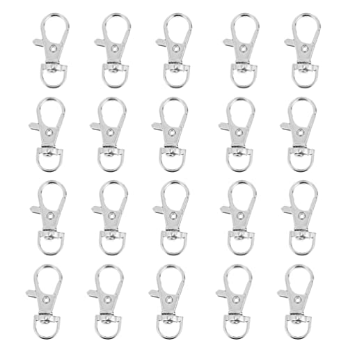 PATKAW 40Pcs Bird Cage Locks Metal Pet Cage Door Lock Birds Cage Hook Clip Anti- Escape Bird Cage Door Buckle Lock Claw Trigger Snap Hook for Birds Small Dogs Cats