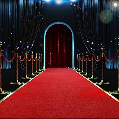 HOMBYS Extra Thick Red Carpet Runner for Events, 2x15 Feet Not Slip Red Aisle Runway Rug for Party Wedding & Special Events Decorations