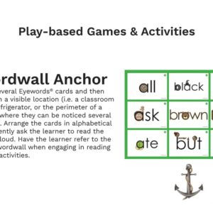 Teaching Cards and Dictionary Combo, Words 1-150