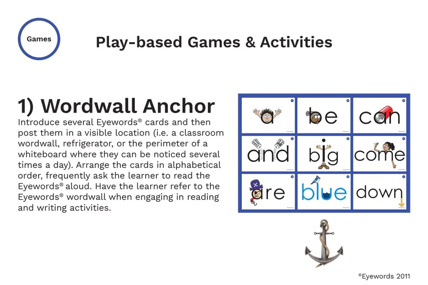 Teaching Cards and Dictionary Combo, Words 1-150