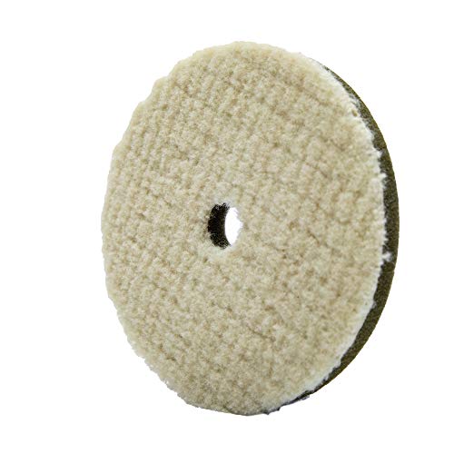 Lake Country Manufacturing UDOS Microwool Pad - Premium Car Cutting & Polishing Pad - Supports Heavy Cutting Application - Help Remove Scratches, Oxidation, Buffing Trail and Swirl Marks (5.5")