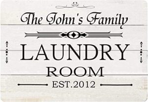 personalized family laundry signs for laundry room decor laundry wall decoration for laundry room home decor metal wood signs for bathroom washroom