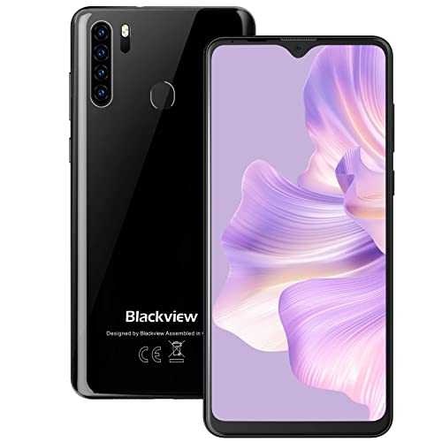 Unlocked Phones, Blackview A80 Plus Unlocked Cell Phones, 4GB+64GB/SD 128GB Expandable Android Phone, 4G Dual SIM Unlocked Smartphone, 6.5"HD Screen+4680mAh Battery,NFC,OTG,Face ID/Fingerprint Unlock