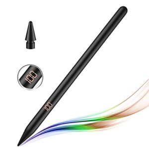 zosylala 2nd generation stylus pen for ipad with wireless charging,palm rejection,digital display,compatible with apple ipad mini 6,ipad air 4/5,ipad pro 11 inch1/2/3/4,ipad pro 12.9 inch3/4/5/6-black