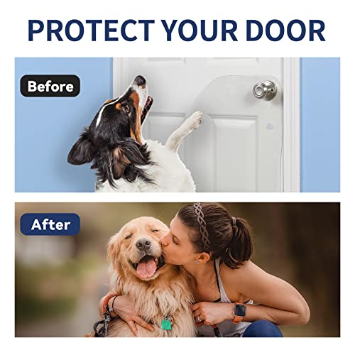 Door Protector from Dog Scratching - Dog Scratch Door Protector for Furniture, Window, Wall, Cat Scratch Furniture Protector Self Adhesive (78 x 7.8in)