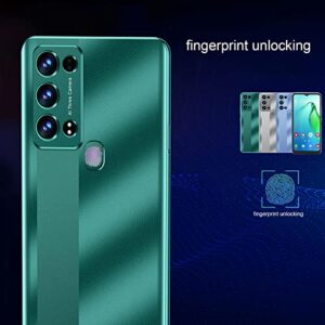 CUEI 5G Unlocked Smartphone for Android 12, 6GB 128GB Dual SIM Unlocked Cell Phone, 6.5in IPS HD Screen Unlocked Android Smartphone, 12MP 16MP Camera, 10 Hours Talking, Face Recognition(Green)