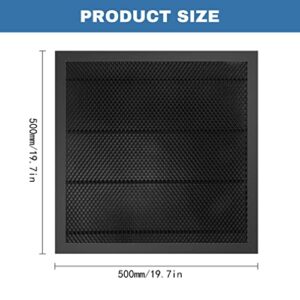 JOYWA Honeycomb Laser Bed（19.68"x 19.68"x 0.87"）,Honeycomb Working Table, for Fast Heat Dissipation and Desktop-Protecting, Compatible with All Laser Cutter