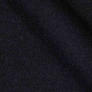 richlin fabrics 3 yard pack 60" poly/cotton sweatshirt fleece black