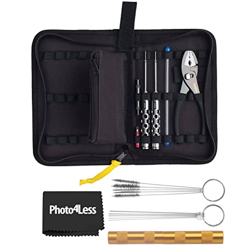 Iwata Medea Professional Maintenance Tools + 3 Piece Airbrush Spray Cleaning Repair Tool, Black, CL500