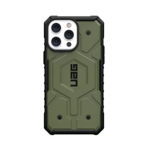 URBAN ARMOR GEAR UAG Designed for iPhone 14 Pro Max Case Green Olive 6.7" Pathfinder Build-in Magnet Compatible with MagSafe Charging Slim Lightweight Shockproof Rugged Protective Cover