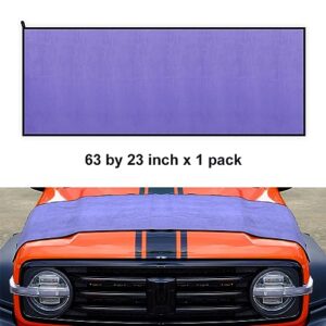 UCINNOVATE 1 Pack Car Drying Towel Extra Large, 63 x 23 Inch, Car SUV Truck Boat Drying with Mesh Pouch, 5X Water-Absorption, Lint and Scratch-Free, for Car Detailing Cleaning