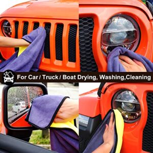 UCINNOVATE 1 Pack Car Drying Towel Extra Large, 63 x 23 Inch, Car SUV Truck Boat Drying with Mesh Pouch, 5X Water-Absorption, Lint and Scratch-Free, for Car Detailing Cleaning