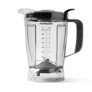 NutriBullet ZNBF30500Z Blender Combo 1200 Watt, 1200W, Dark Gray & Blender 64 oz Pitcher