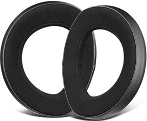 soulwit professional nano cloth earpads replacement for sennheiser hd820/hd 820 over-ear audiophile reference headphones, ear pads cushions with noise isolation memory foam